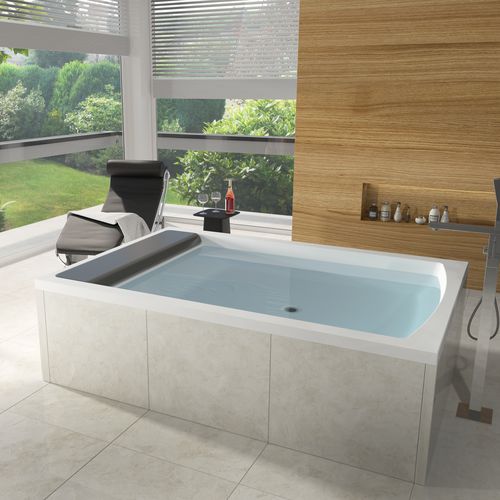 Vasca da bagno in acrilico - SAVONA - RIHO - doppia / idromassaggio / bianca