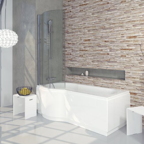 Sopravasca battente - NOVIK Z108 DORADO - RIHO - in vetro temprato / senza telaio