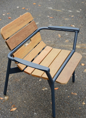 Poltrona contemporanea - 512 - DuMor, Inc. - in legno / in alluminio / nera