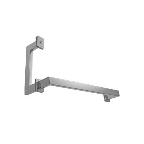 Maniglia a tirante con portasalviette - OGH-TB-ED - OZONE OVERSEAS LTD. - per porta a vetri / per porta di doccia / in acciaio inossidabile