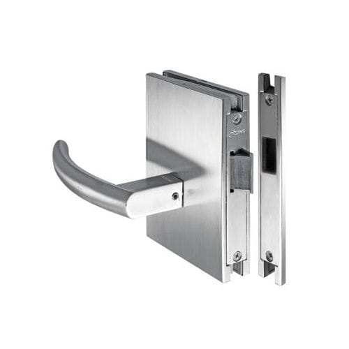 Maniglia per porta a vetri - OSSPL-LATCH-111 - OZONE OVERSEAS LTD. - in acciaio inossidabile / contemporanea / con serratura integrata