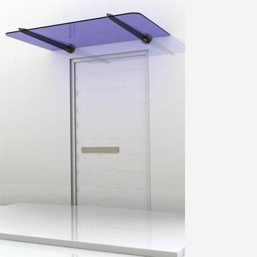 Pensilina da ingresso - OCF-33-SW - OZONE OVERSEAS LTD. - in acciaio inossidabile / in vetro / piatta