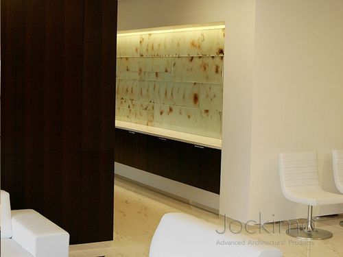 Pannello in vetro decorato - MIRRORUNIQUE™ : 9142  - Aag-glass - traslucido / specchio / argentato