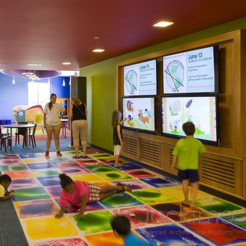 Pavimento in PVC - LIQUID LAVA - Aag-glass - da interno / per il settore terziario / a quadrotte