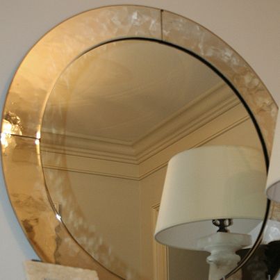 Specchio a muro - MIRRORUNIQUE™ : TARNISHED - Aag-glass - contemporaneo / rotondo