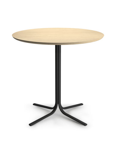 Tavolo da bistrot contemporaneo - ATAL - Alki - in legno / con supporto in metallo / rotondo