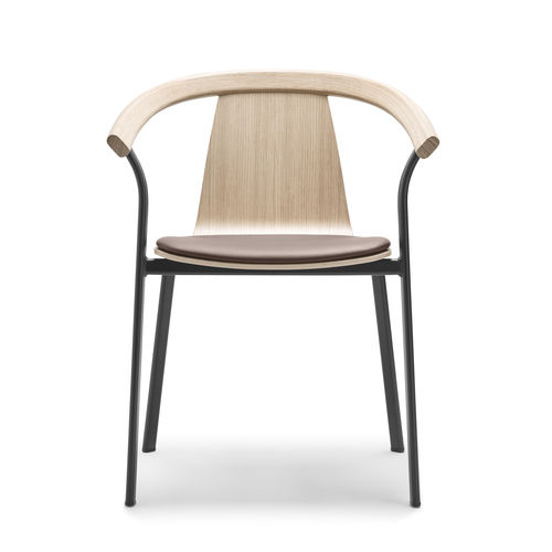 Sedia contemporanea - ATAL - Alki - da interno / in legno massiccio / con supporto in metallo