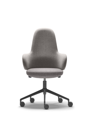 Sedia da ufficio contemporanea - LAN - Alki - da interno / in tessuto / in pelle