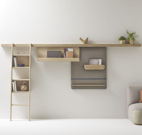 Sistema di scaffali a muro - ZUTIK - Alki - contemporaneo / in legno massiccio / per uso residenziale