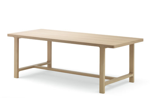 Tavolo contemporaneo - EMEA - Alki - in rovere / con supporto in quercia / rettangolare