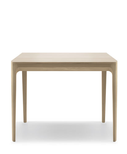 Tavolo contemporaneo - BIGA - Alki - in rovere / con supporto in quercia / rettangolare