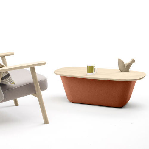 Tavolino basso contemporaneo - LASAI - Alki - in rovere / in legno massiccio / in legno compensato