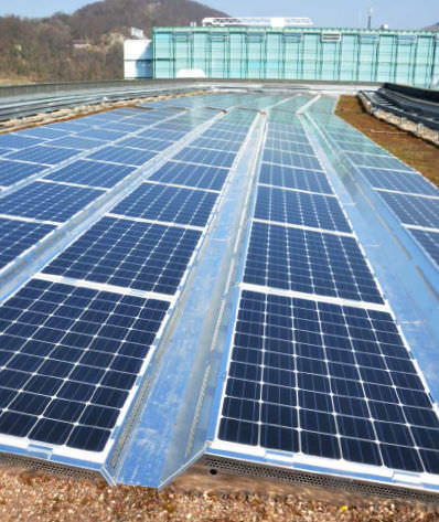 Sistema di montaggio per tetto di tegole - PEAKDESIGN 265 W - 3S SWISS SOLAR SYSTEMS - per tetto piano / aerodinamico / solare