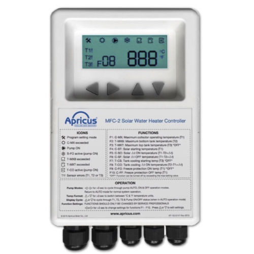 Regolatore solare per applicazioni termiche - MFC-2  - APRICUS