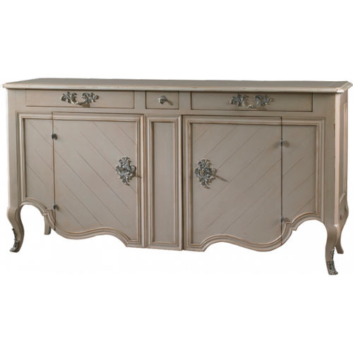 Credenza in stile Luigi XV - CHEVERNY : 37002 - LABARERE - in legno laccato / bianca