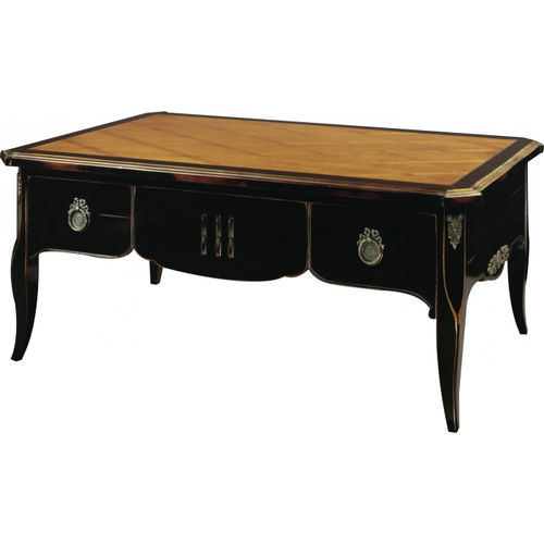 Tavolino basso in stile Luigi XV - POMPADOUR : 50770  - LABARERE - in legno laccato / rettangolare / con cassetti