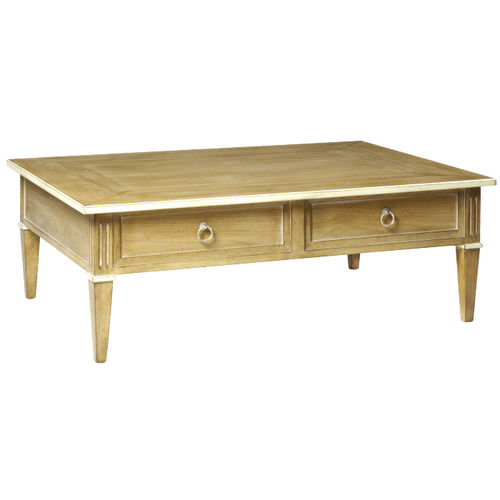 Tavolino basso classico - RECAMIER : 35014 - LABARERE - in legno laccato / rettangolare / con cassetti