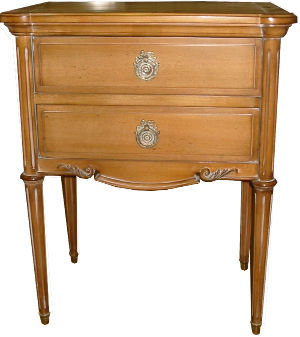 Comodino in stile Luigi XVI - VARENNES : 28030 - LABARERE - in legno / rettangolare / con cassetti
