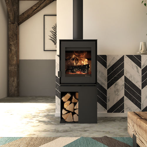 Stufa a legna - Dik Geurts - Modivar 5, Store Corner - DRU - 4 kW / 7 kW / a pavimento