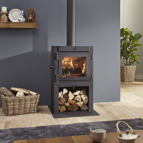 Stufa a legna - Dik Geurts - Jannik Medium, High - DRU - 4 kW / 5 kW...10 kW / a pavimento