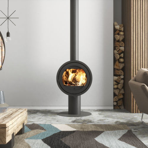 Stufa a legna - Dik Geurts - Odin Front, Base - DRU - 8 kW / 4 kW / con piedi