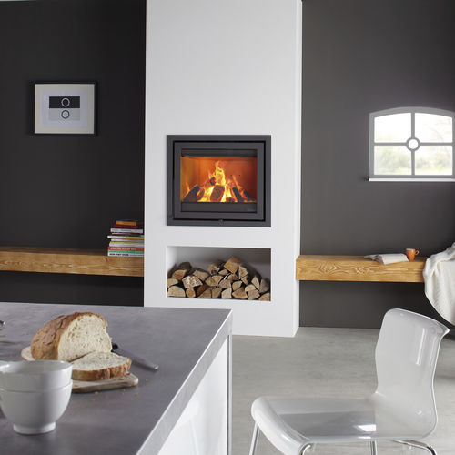 Inserto per camini a legna - Dik Geurts - Instyle 700 - DRU - in acciaio / contemporaneo