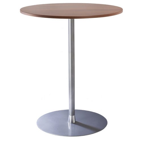 Tavolo alto contemporaneo - BOBBIN : TBOP - Connection - in legno / rotondo / per edifici pubblici