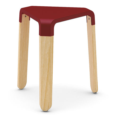 Sgabello contemporaneo - PICAPAU : MPP1 - Connection - in faggio / in policarbonato / in ABS