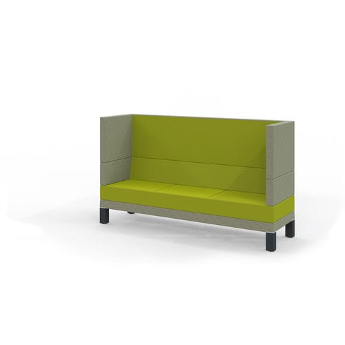 Divano contemporaneo - IPOINT LOUNGE - Leuwico - in tessuto / USB / multicolore