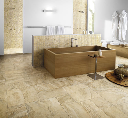 Piastrella in gres porcellanato - DARWIN : PINTA - Century - levigata / da bagno / da pavimento