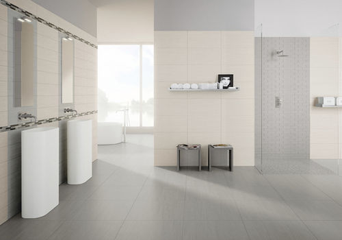Piastrella in gres porcellanato - EXPLORER : GRIGIO - Century - levigata / da bagno / da pavimento