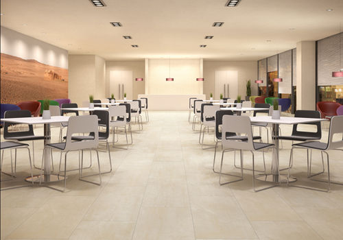 Piastrella in gres porcellanato - PROXIMA : BEIGE - Century - opaca / da interno / da pavimento