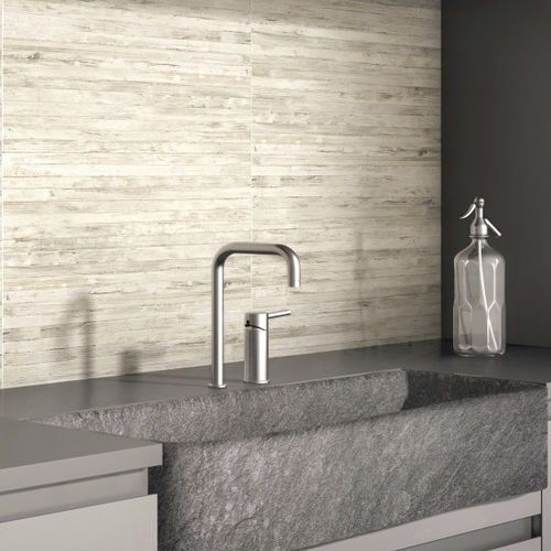 Piastrella in gres porcellanato - FIBER : YUTE 3D - Naxos - opaca / da bagno / da pavimento