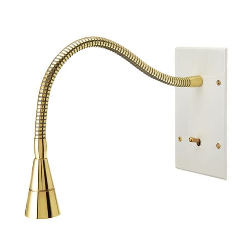 Applique contemporanea - Confidence - MOD ELEC - da interno / in ottone / fissa