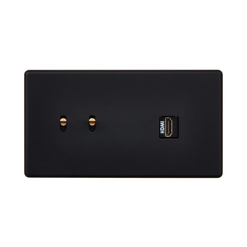 Presa HDMI - Hitera - MOD ELEC - da parete / da incasso / in legno