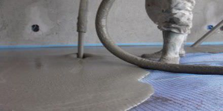 Malta di rasatura - WEBER.FLOOR 4320 - Weber Industries - per massetto sottile / per cemento