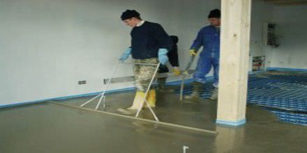 Intonaco di lisciatura - WEBER.FLOOR 4470 - Weber Industries - da pavimento / a base di cemento