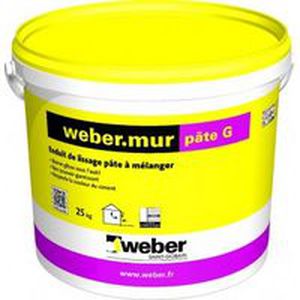 Intonaco di lisciatura - WEBER.MUR PÂTE G : RAVAMUR GROS - Weber Industries - per muro / sintetico