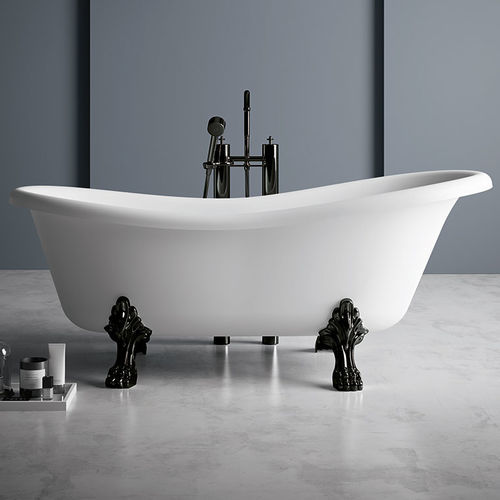 Vasca da bagno ovale - OXFORD - karol - con piedi / per ambiente abitativo / in composito