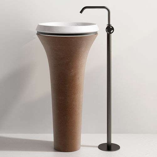 Lavabo totem - FS CATINO - karol - in Solid Surface / in pietra naturale / conico