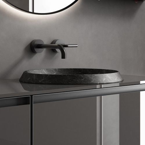 Lavabo da appoggio - LV CATINO - karol - da incasso / in Solid Surface / in pietra naturale