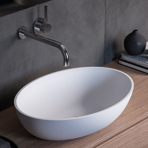 Lavabo da appoggio - TW  - karol - in Solid Surface / lucido / finitura opaca