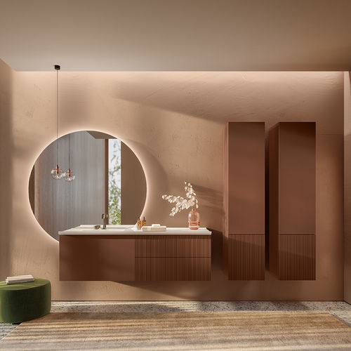 Mobile da bagno moderno - RIGO - karol - per uso residenziale / in legno / laccato