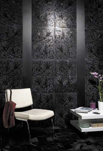 Pannello decorativo da parete - GRIFFON - Christophe Fey Concept - in PVC / in pelle / laccato