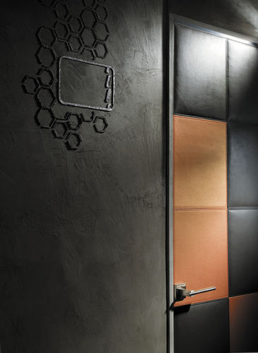 Rivestimento murale in pelle - Christophe Fey Concept - opaco / aspetto piastrelle / per uso domestico