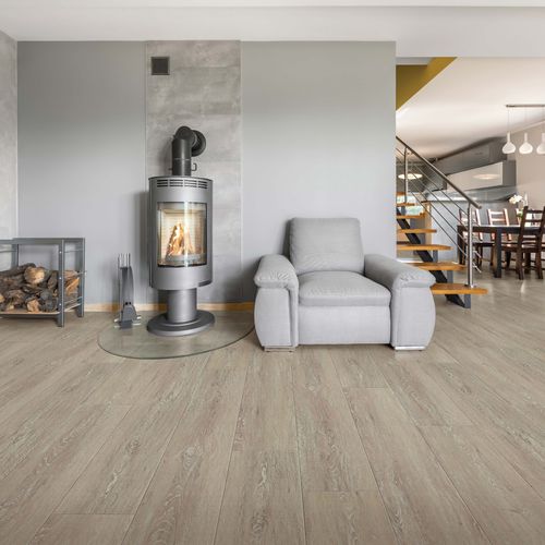 Pavimento in sughero naturale - CORETEC PLUS XL ENHANCED : EVEREST OAK - US FLOOR - in vinile / per il settore terziario / residenziale