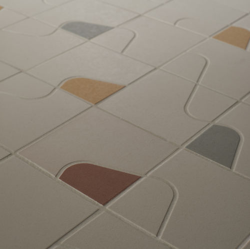 Mosaico in gres porcellanato - CHALK CAMEO - Mosaico + - liscio / strutturato / da interno