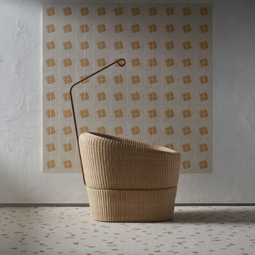 Mosaico in gres porcellanato - CHALK OCHRE - Mosaico + - liscio / strutturato / da interno