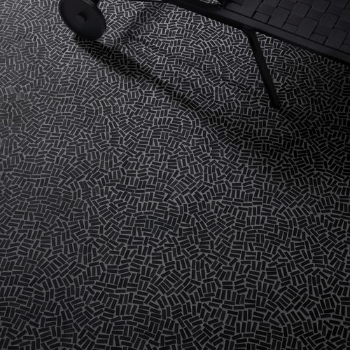 Mosaico in gres porcellanato - COAL - Mosaico + - da interno / da pavimento / rettangolare