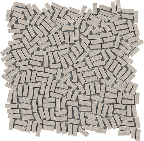 Mosaico in gres porcellanato - PLASTER - Mosaico + - da interno / da pavimento / rettangolare